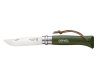 Nóż Opinel Colorama 08 Khaki 8,5 cm grab rzemień
